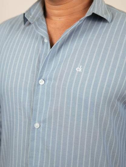 Axeon Kensington Sky Stripe Shirt