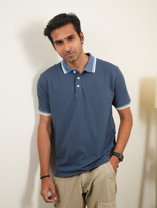 Axeon Slate Crest Polo