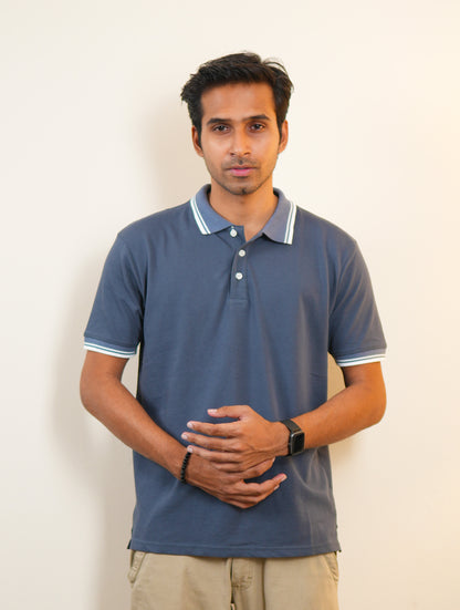 Axeon Slate Crest Polo