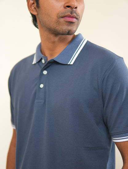 Axeon Slate Crest Polo