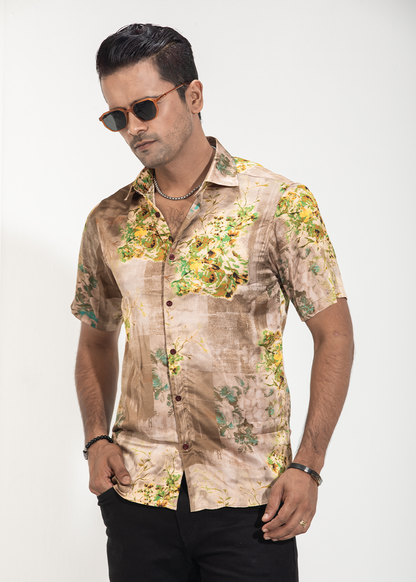 Desert Bloom Men's Half Shirt