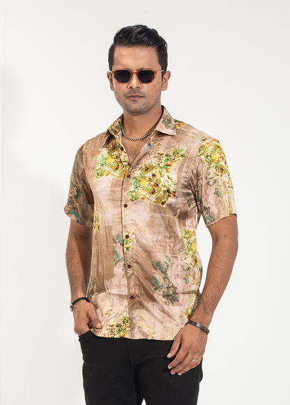Desert Bloom Men's Half Shirt