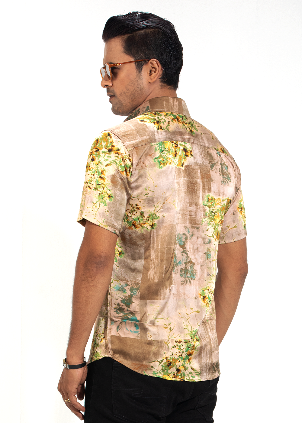 Desert Bloom Men's Half Shirt