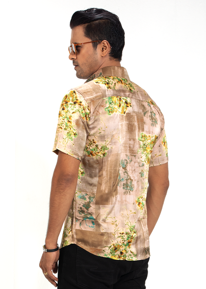 Desert Bloom Men's Half Shirt