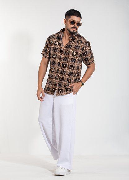 Multi Layer Casual Half-Sleeve Shirt