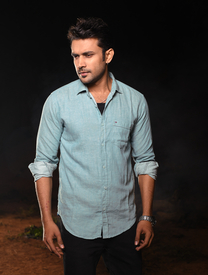 Men’s Soft Denim Everyday Comfort Shirt (WS-004)