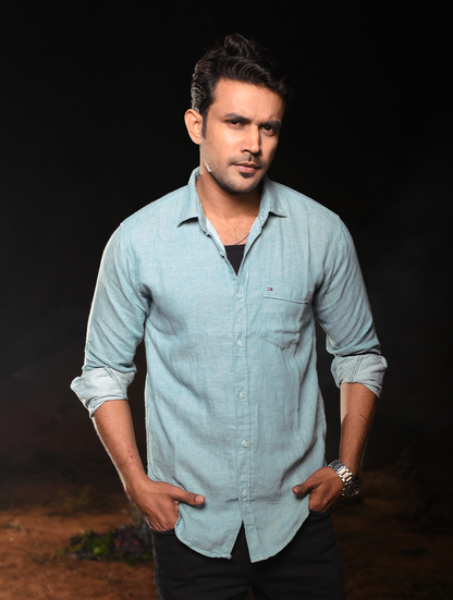 Men’s Soft Denim Everyday Comfort Shirt (WS-004)