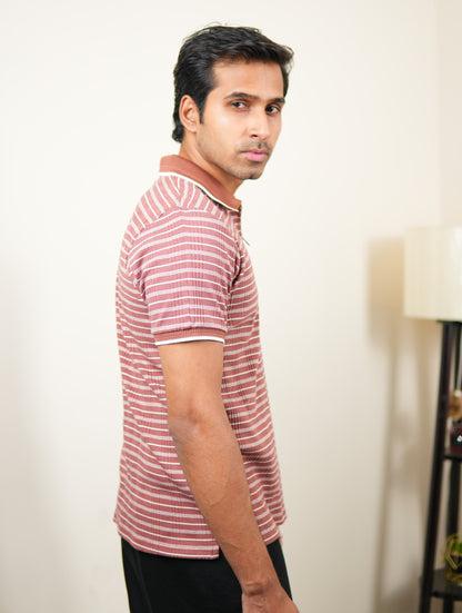 Axeon Sienna Stripe Polo