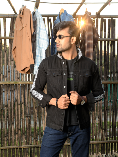 Denim Jacket – Black (DJK-002)