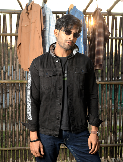 Denim Jacket – Black (DJK-002)