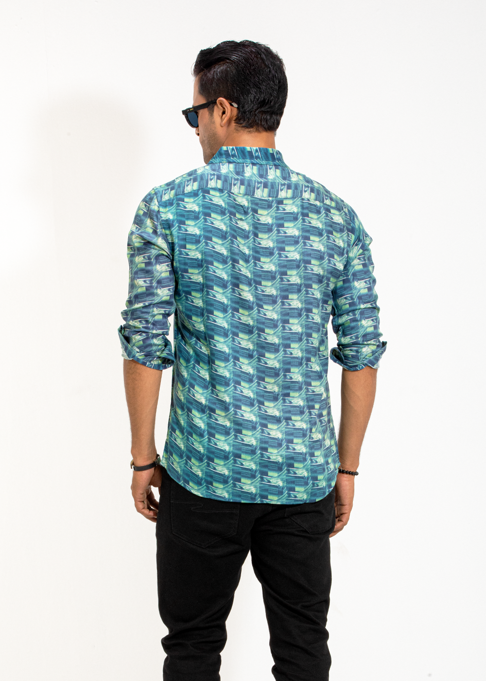 Cloud Bloom Men's Full-Sleeve Shirt