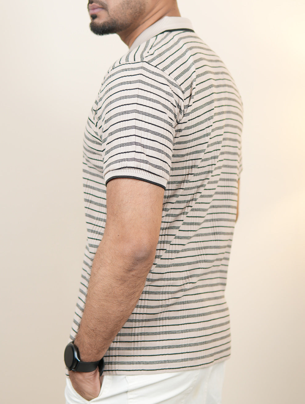 Axeon Sandridge Stripe Polo