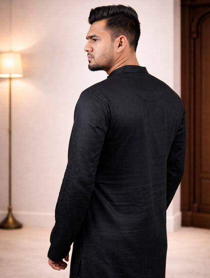 Noir Black Panjabi