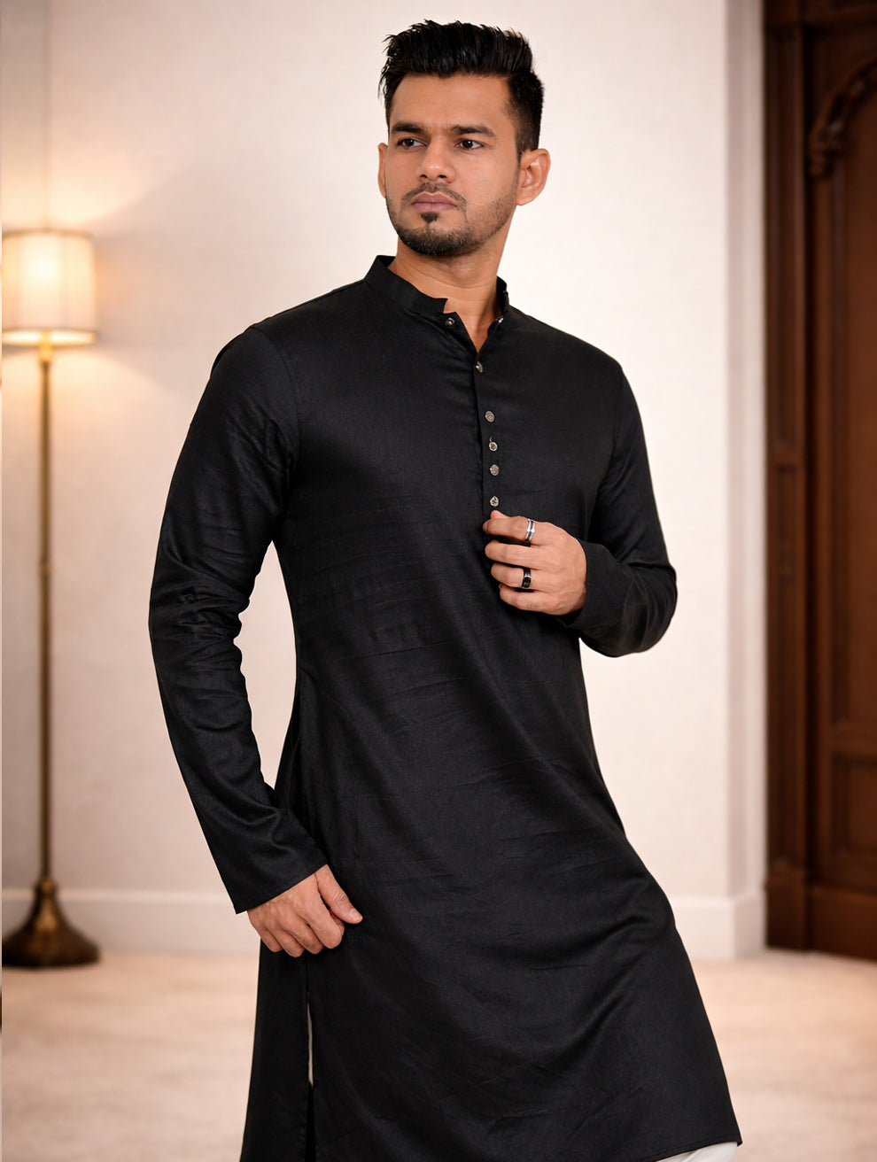 Noir Black Panjabi