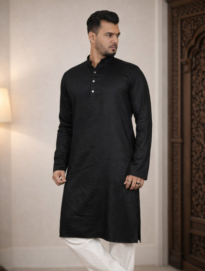 Noir Black Panjabi