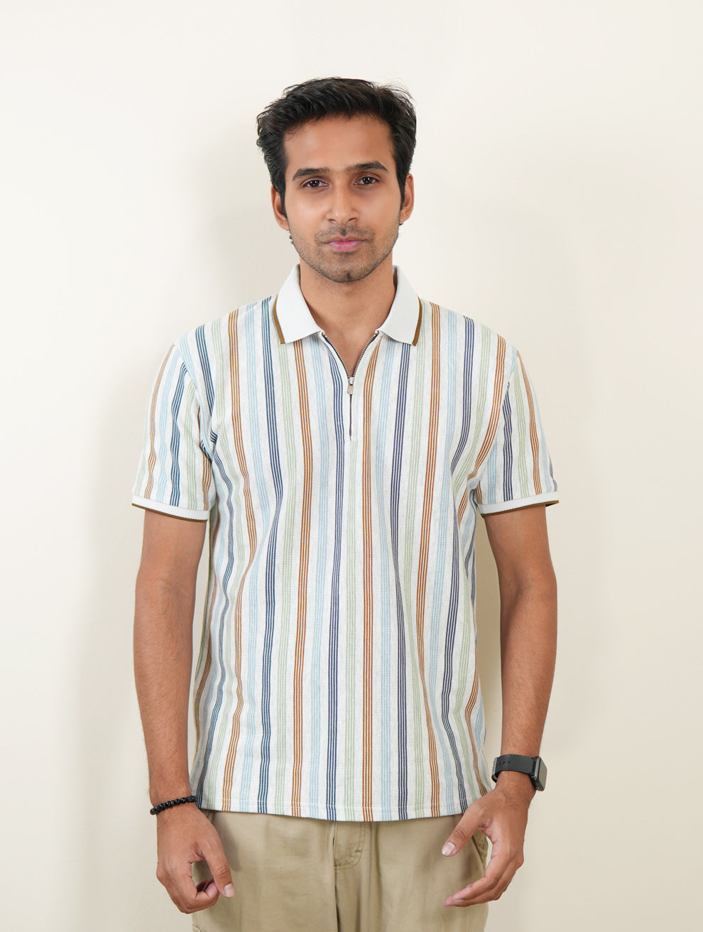 Axeon Riviera Stripe Polo