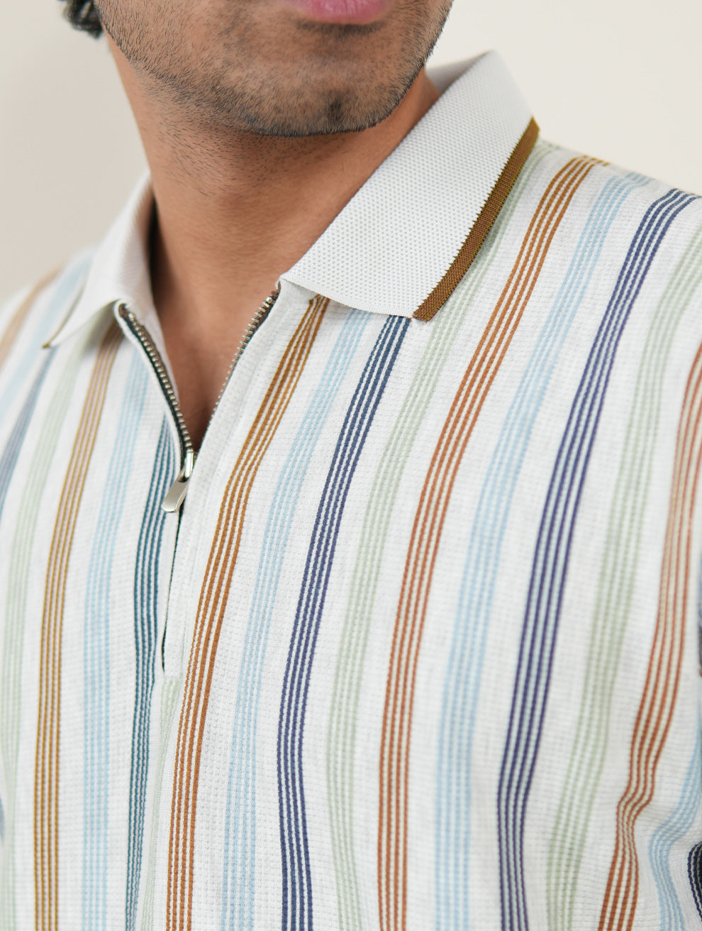 Axeon Riviera Stripe Polo