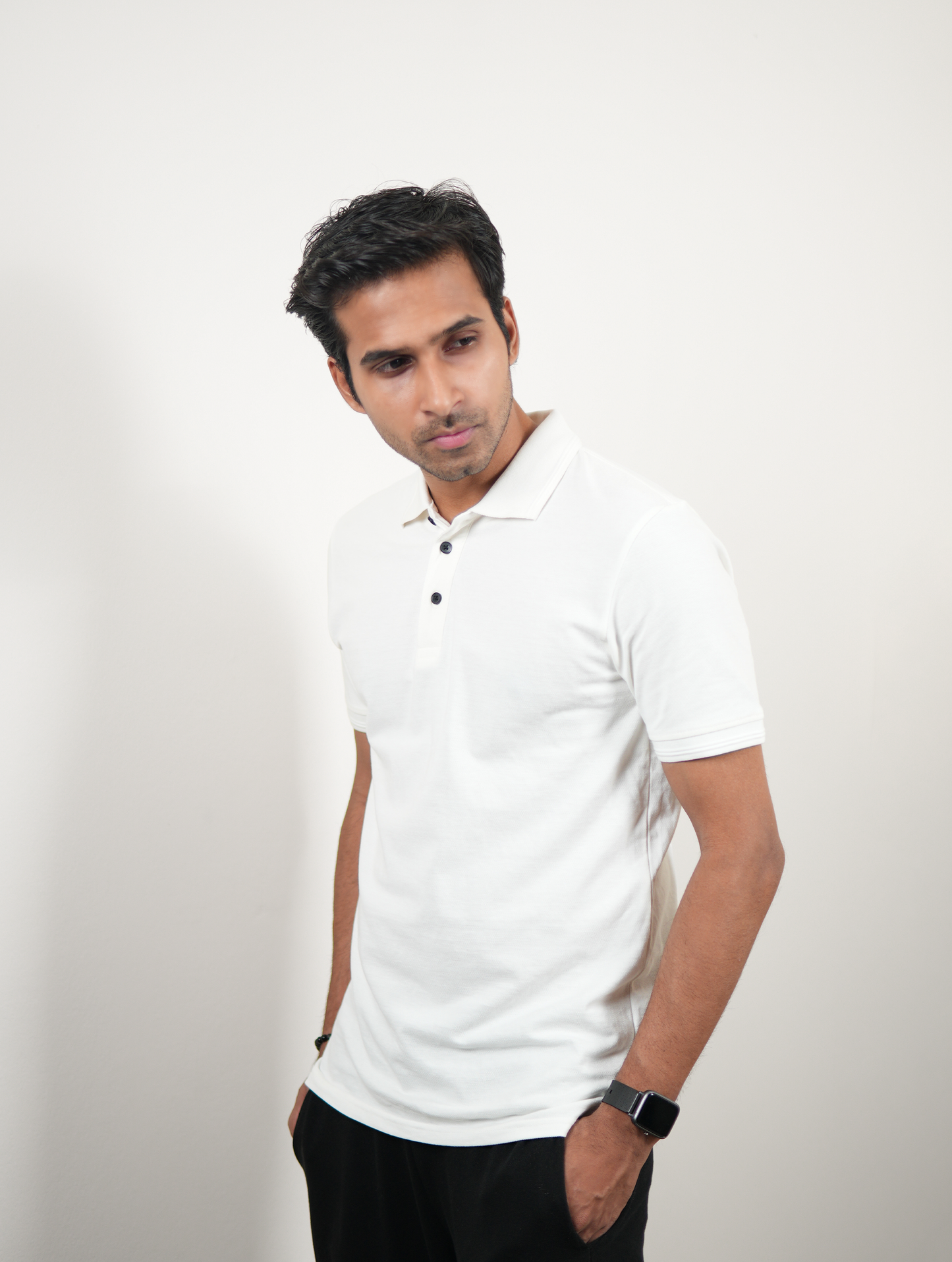 Axeon Blanc Essential Polo