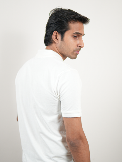 Axeon Blanc Essential Polo